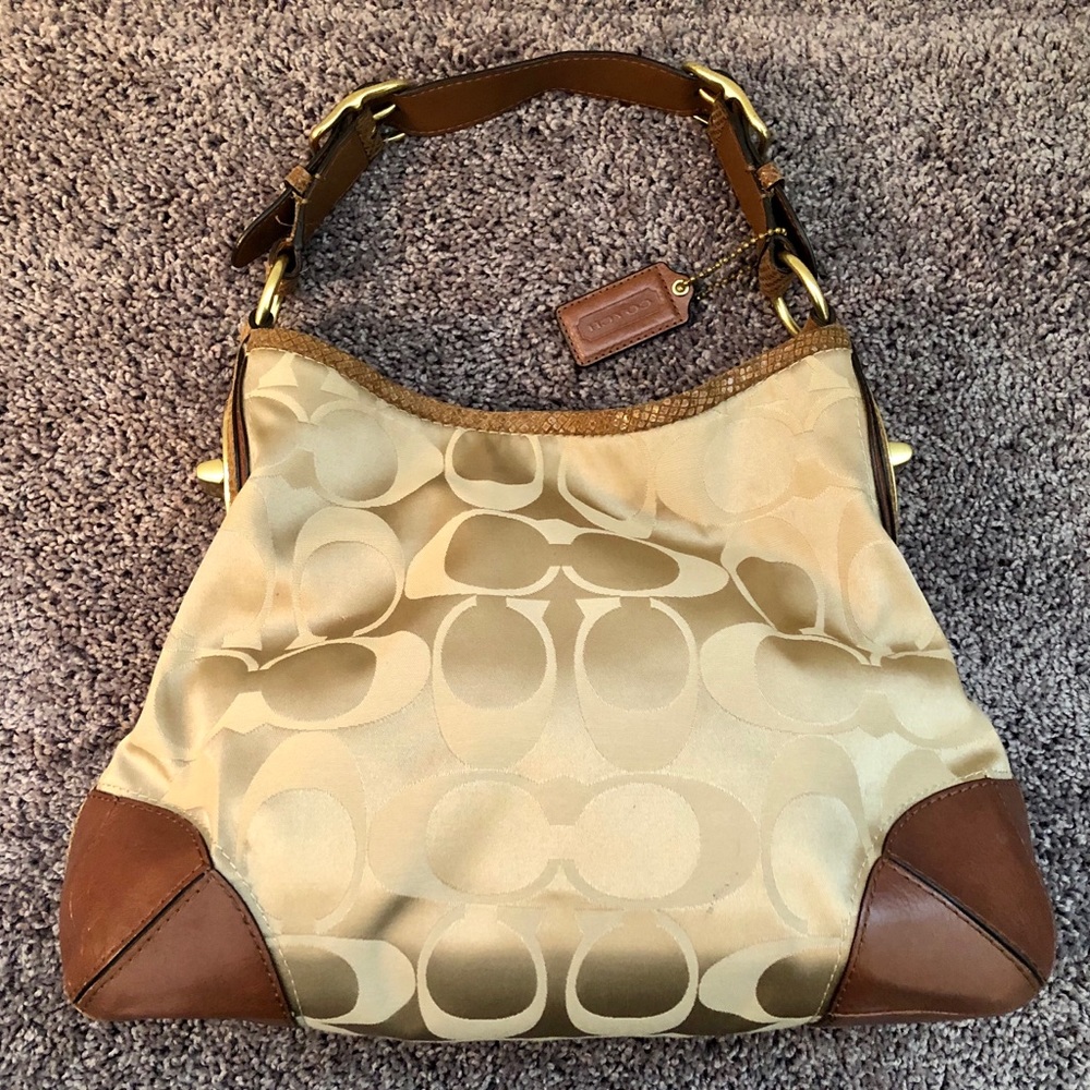 Coach Signature Hobo Bag